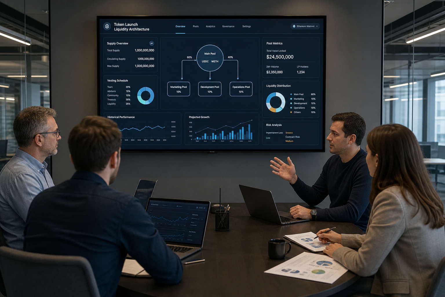 Ember Launchpad Desk